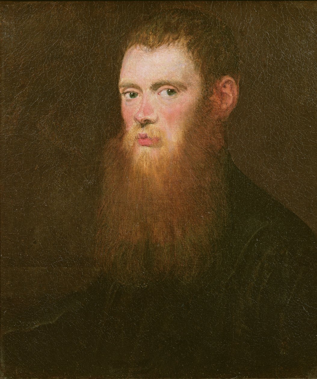 Portret brodatego mężczyzny, uważanego za Lorenzo Soranzo autorstwa Jacopo Robusti Tintoretto