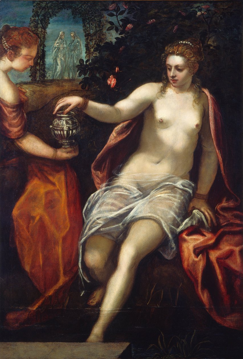 Zuzanna, ok. 1575 autorstwa Jacopo Robusti Tintoretto