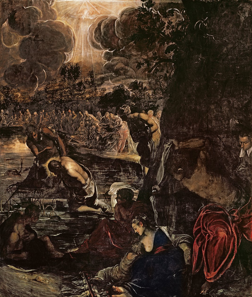 Chrzest Chrystusa autorstwa Jacopo Robusti Tintoretto