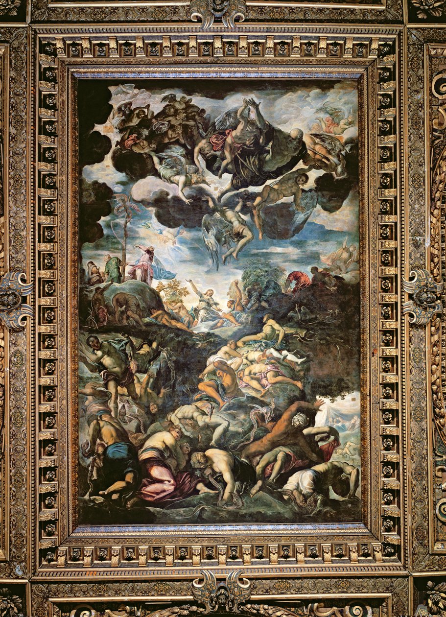 Upadek człowieka autorstwa Jacopo Robusti Tintoretto