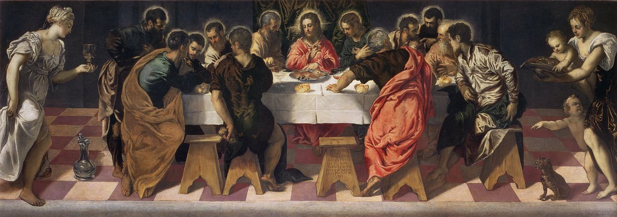 Ostatnia Wieczerza autorstwa Jacopo Robusti Tintoretto