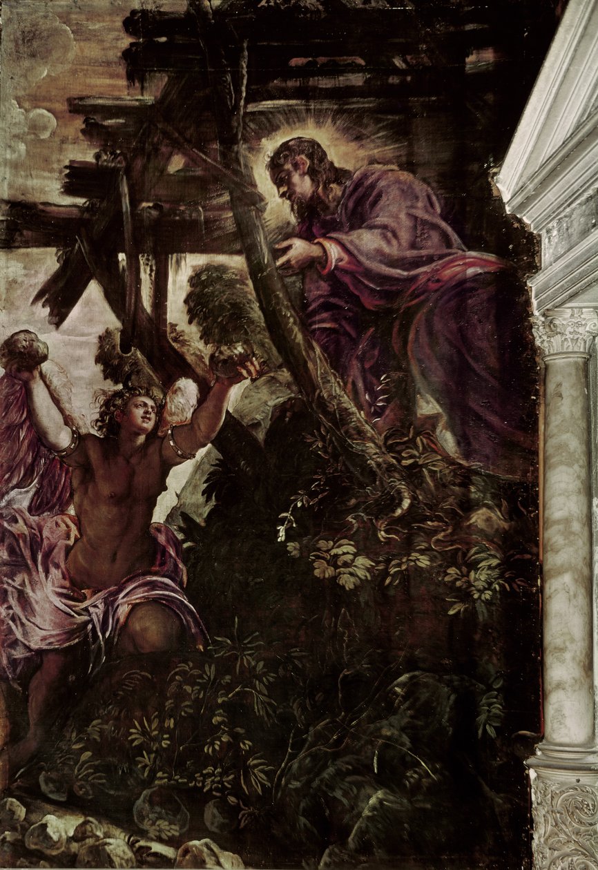 Kuszenie Chrystusa, ok. 1575 autorstwa Jacopo Robusti Tintoretto