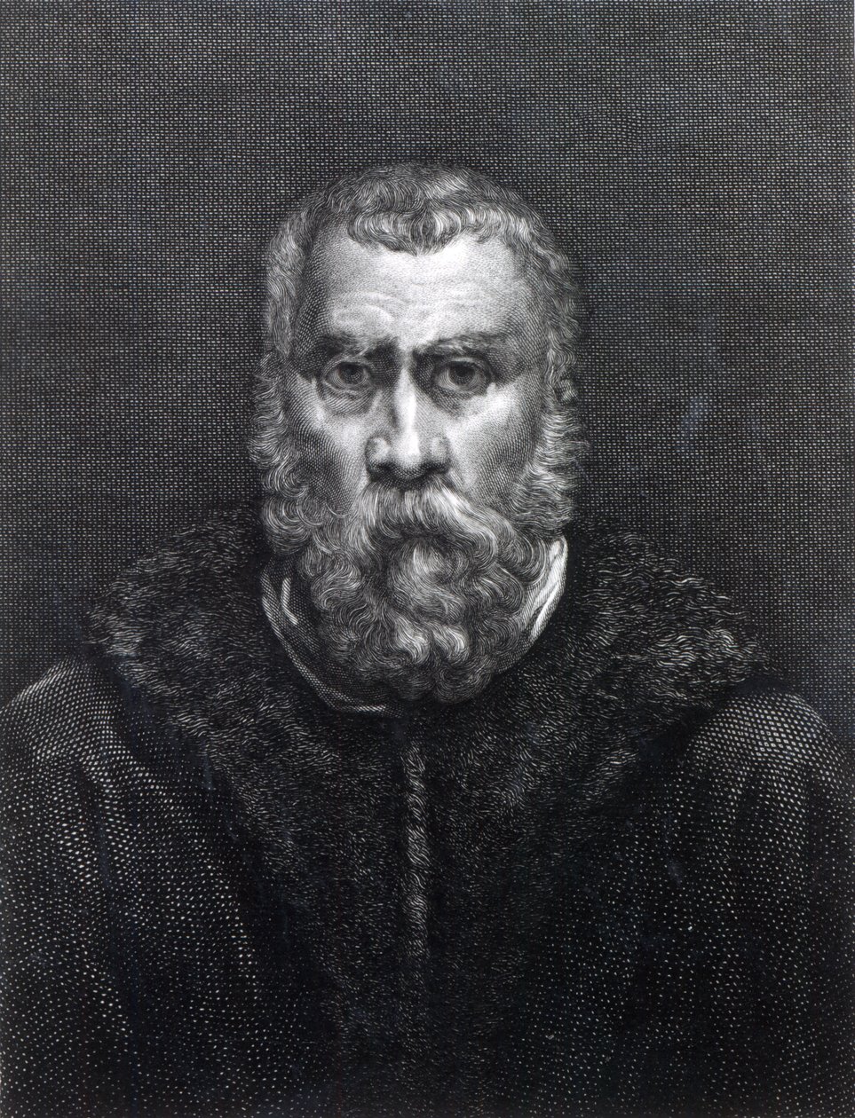 Tintoretto, grawerowane przez Delaistre autorstwa Jacopo Robusti Tintoretto