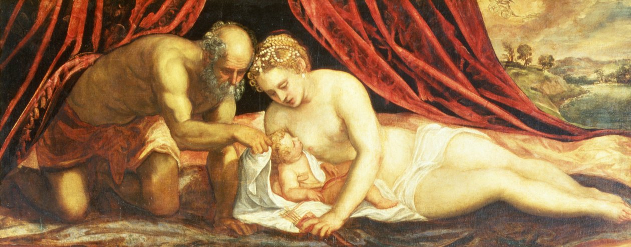 Wenus, Wulkan i Kupidyn autorstwa Jacopo Robusti Tintoretto