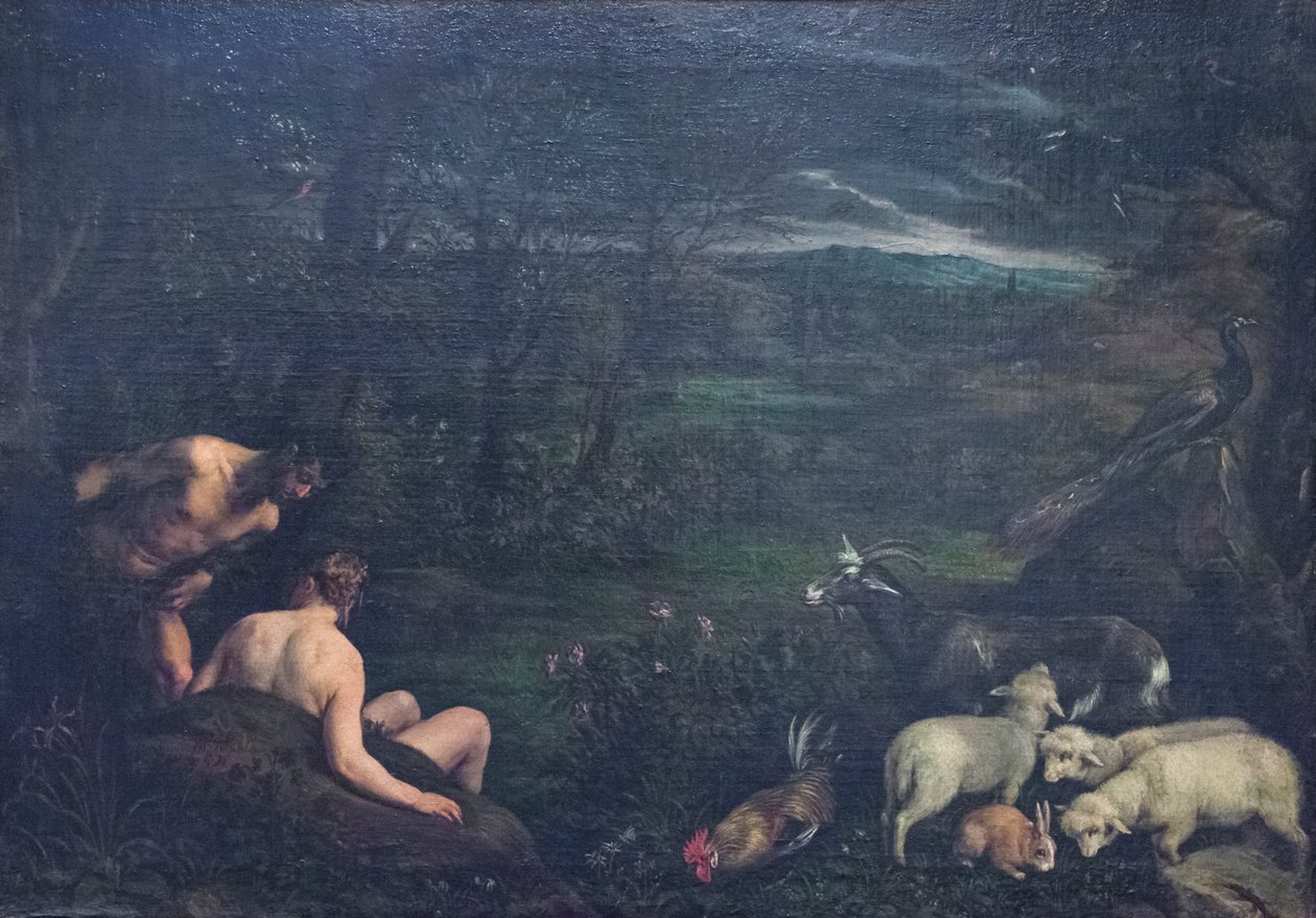 Ziemski raj autorstwa Jacopo (1510 92) Bassano