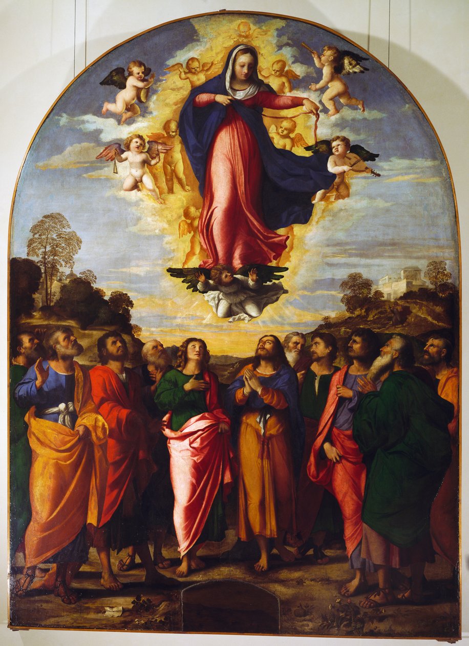Wniebowzięcie Dziewicy autorstwa Jacopo (c.1480 1528) Palma