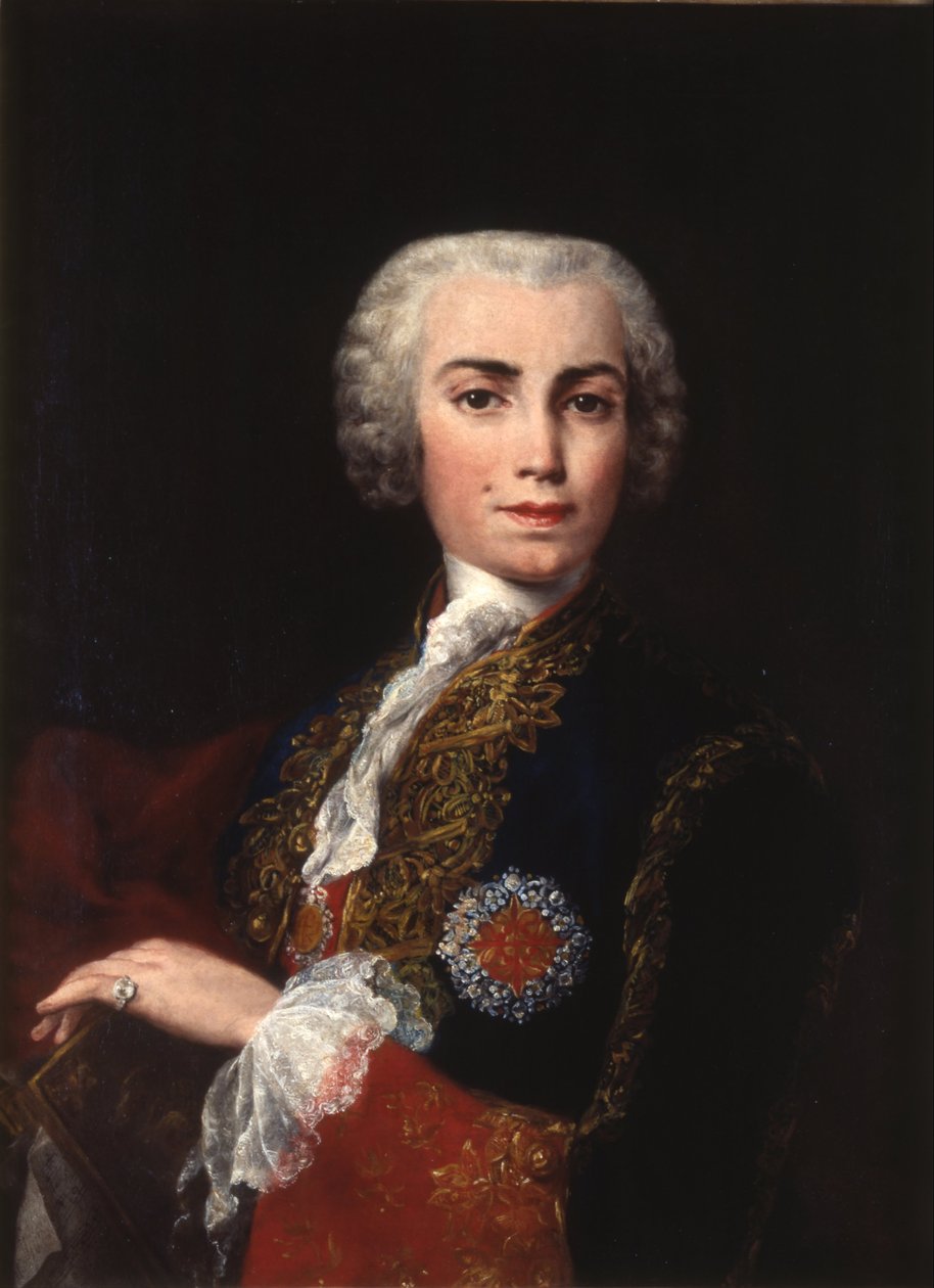 Portret piosenkarza Farinelli Carlo Broschi 1705-1782 autorstwa Jacopo Amigoni