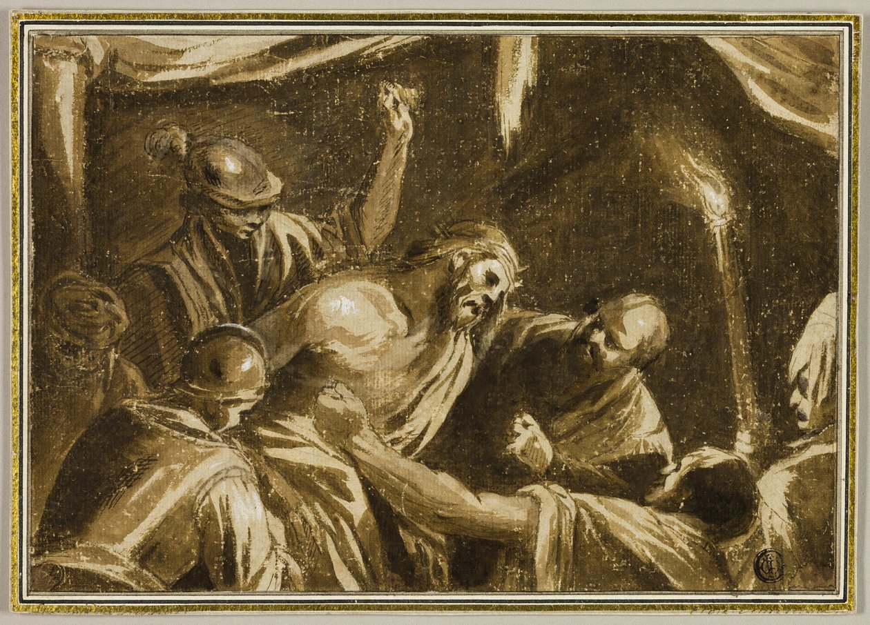 Chrystus ukoronowany cierniem autorstwa Jacopo Bassano