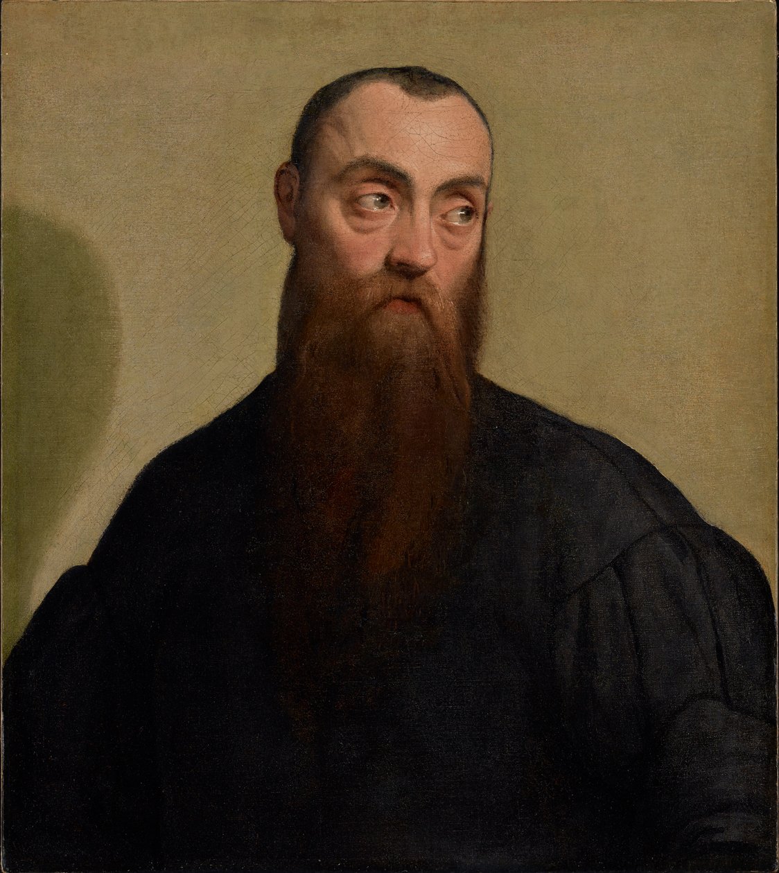 Portret brodatego mężczyzny autorstwa Jacopo Bassano
