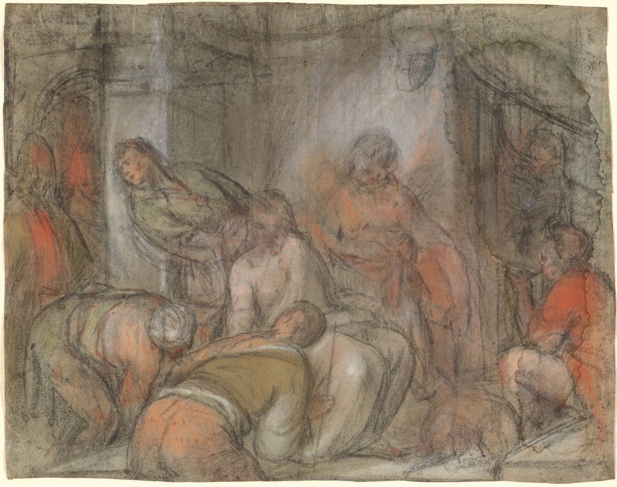 Naśmiewanie się z Chrystusa autorstwa Jacopo Bassano