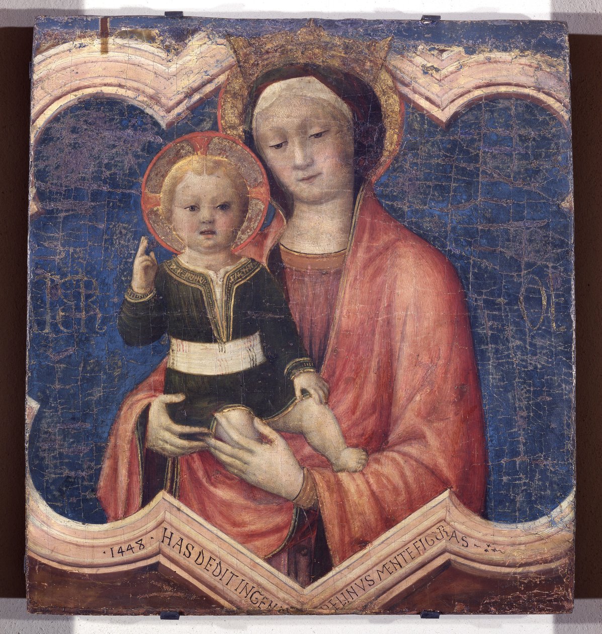Madonna z Dzieciątkiem, 1448 autorstwa Jacopo Bellini