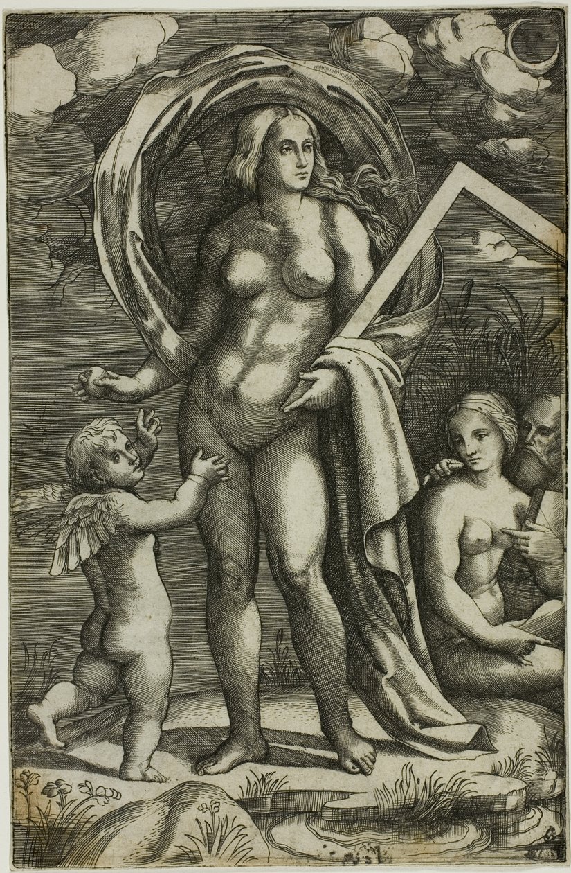 Wenus i Kupidyn autorstwa Jacopo Francia
