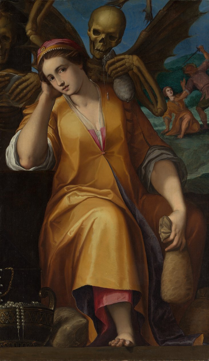 Alegoria skąpstwa. autorstwa Jacopo Ligozzi