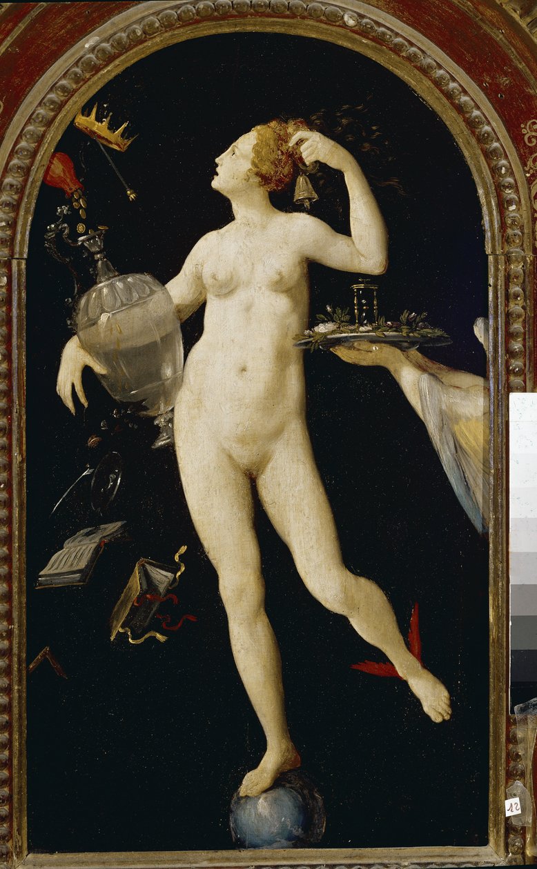 Alegoria fortuny (olej na drewnie, koniec XVI w.) autorstwa Jacopo Ligozzi