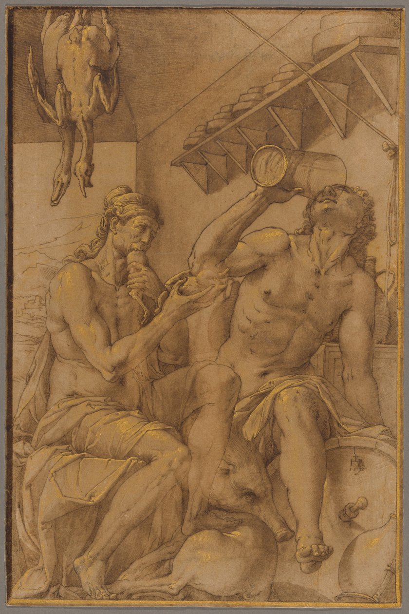 Alegoria obżarstwa autorstwa Jacopo Ligozzi