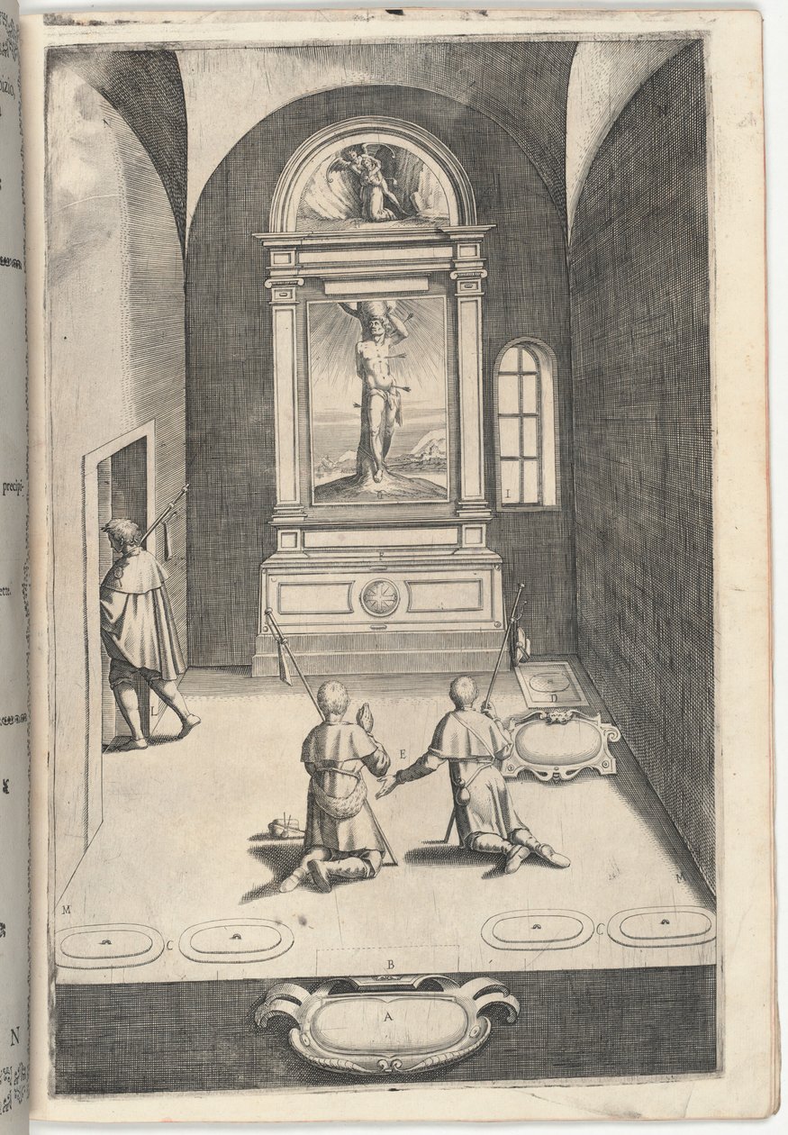 Kaplica św. Sebastiana [tablica N] autorstwa Jacopo Ligozzi