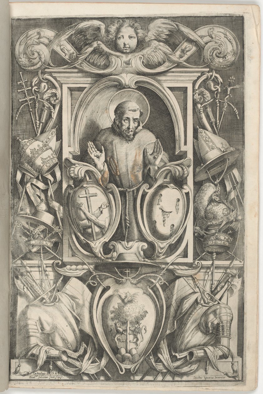 Frontyspis z portretem św. Franciszka autorstwa Jacopo Ligozzi