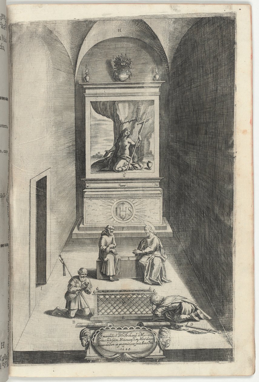 Wnętrze kaplicy Marii Magdaleny [tablica H] autorstwa Jacopo Ligozzi
