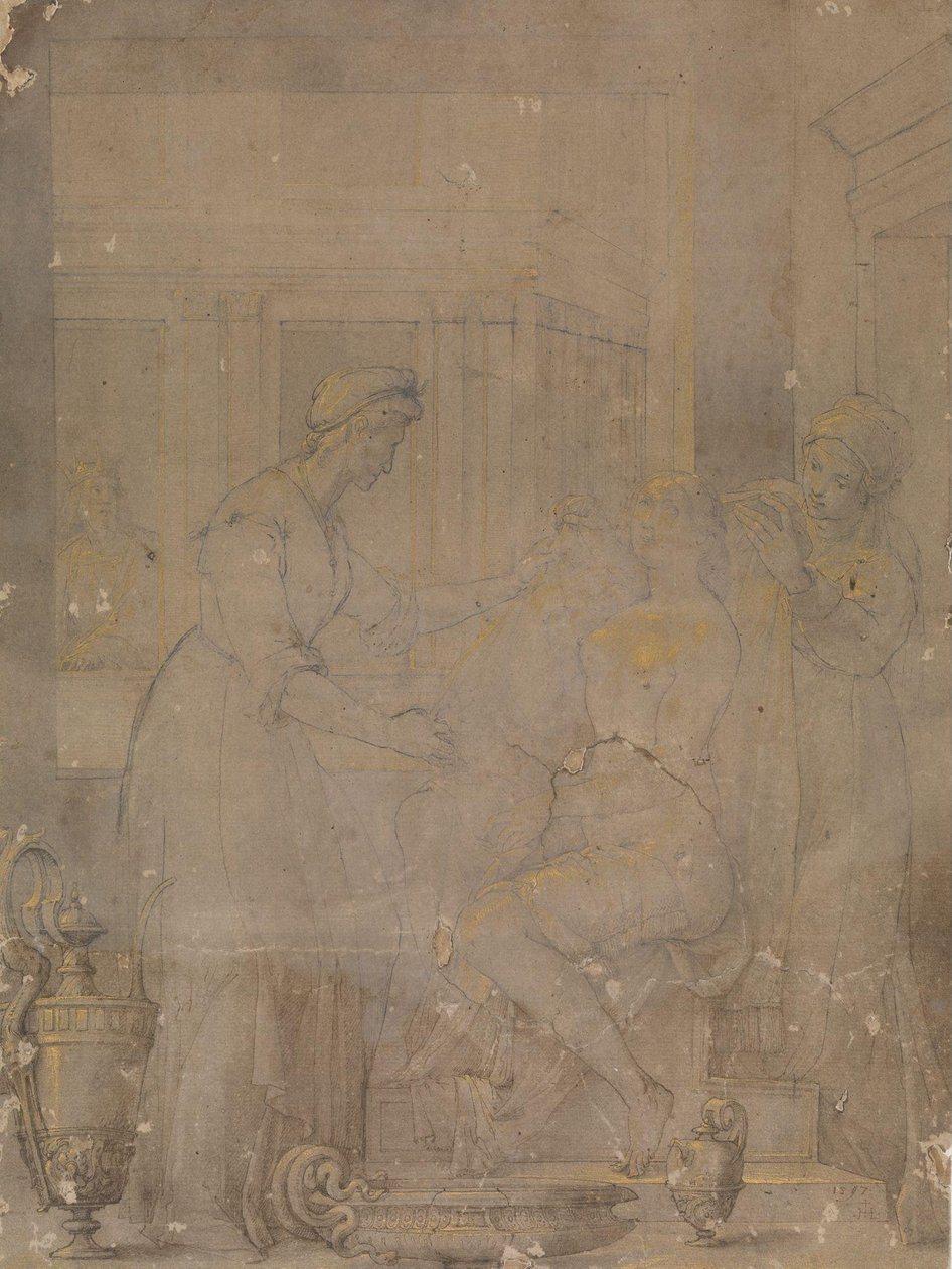 Toaleta Batszeby autorstwa Jacopo Ligozzi