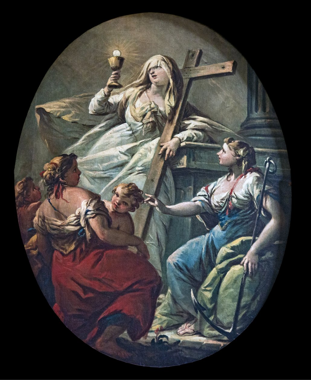 Cnoty teologiczne autorstwa Jacopo Marieschi