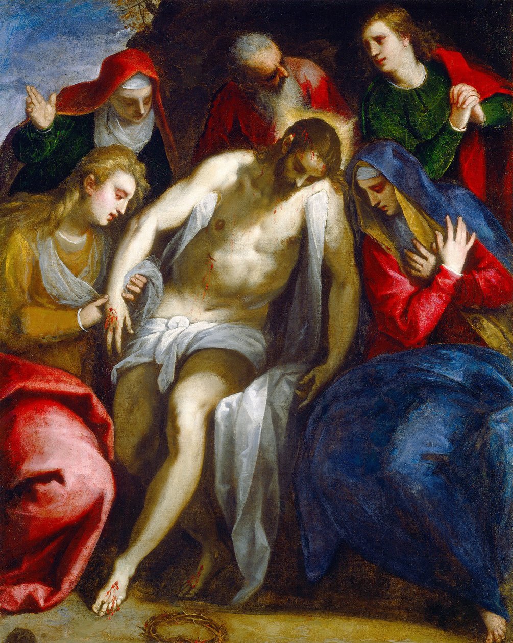 Lamentacja, ok. 1620. autorstwa Jacopo Palma