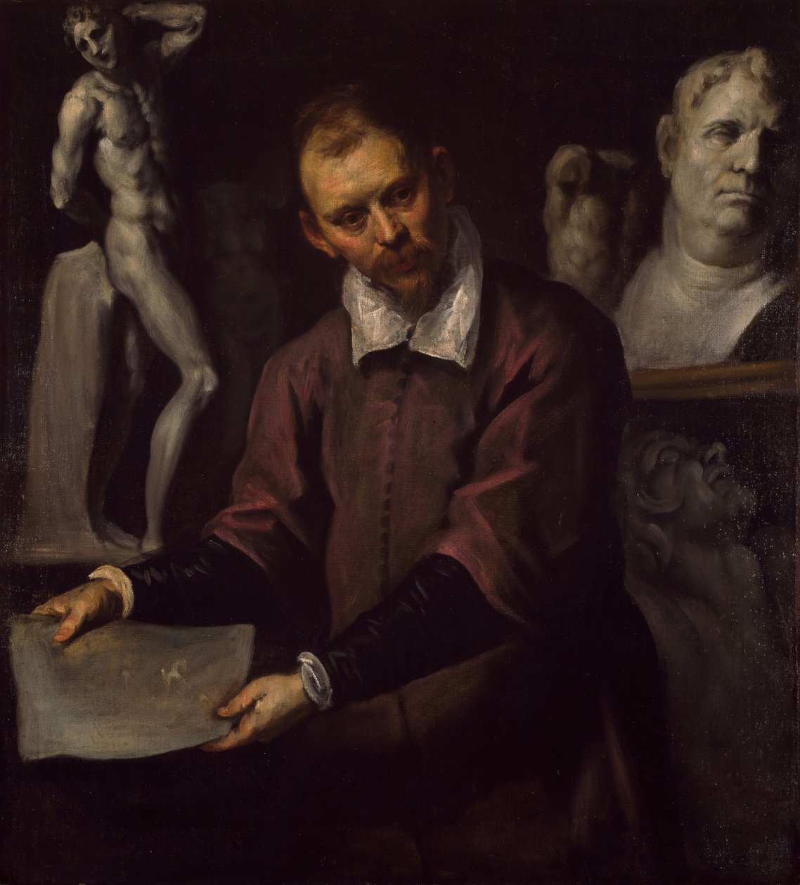Portret mężczyzny, 1600-1610. autorstwa Jacopo Palma