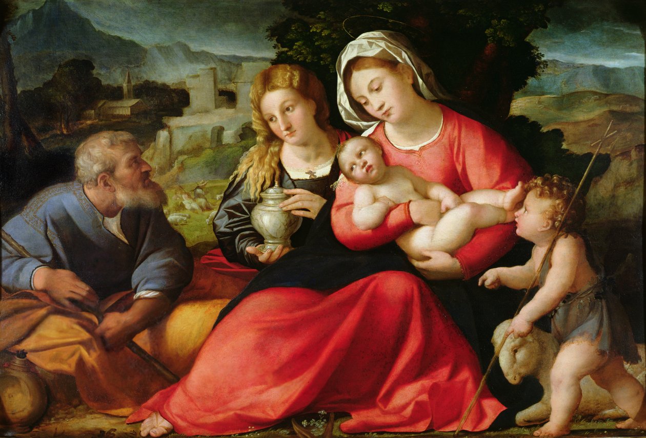 Święta Rodzina, ok. 1508-12 autorstwa Jacopo Palma