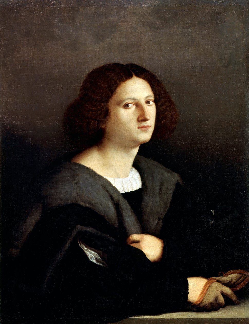 „Portret mężczyzny”, 1512-1515. autorstwa Jacopo Palma il Vecchio