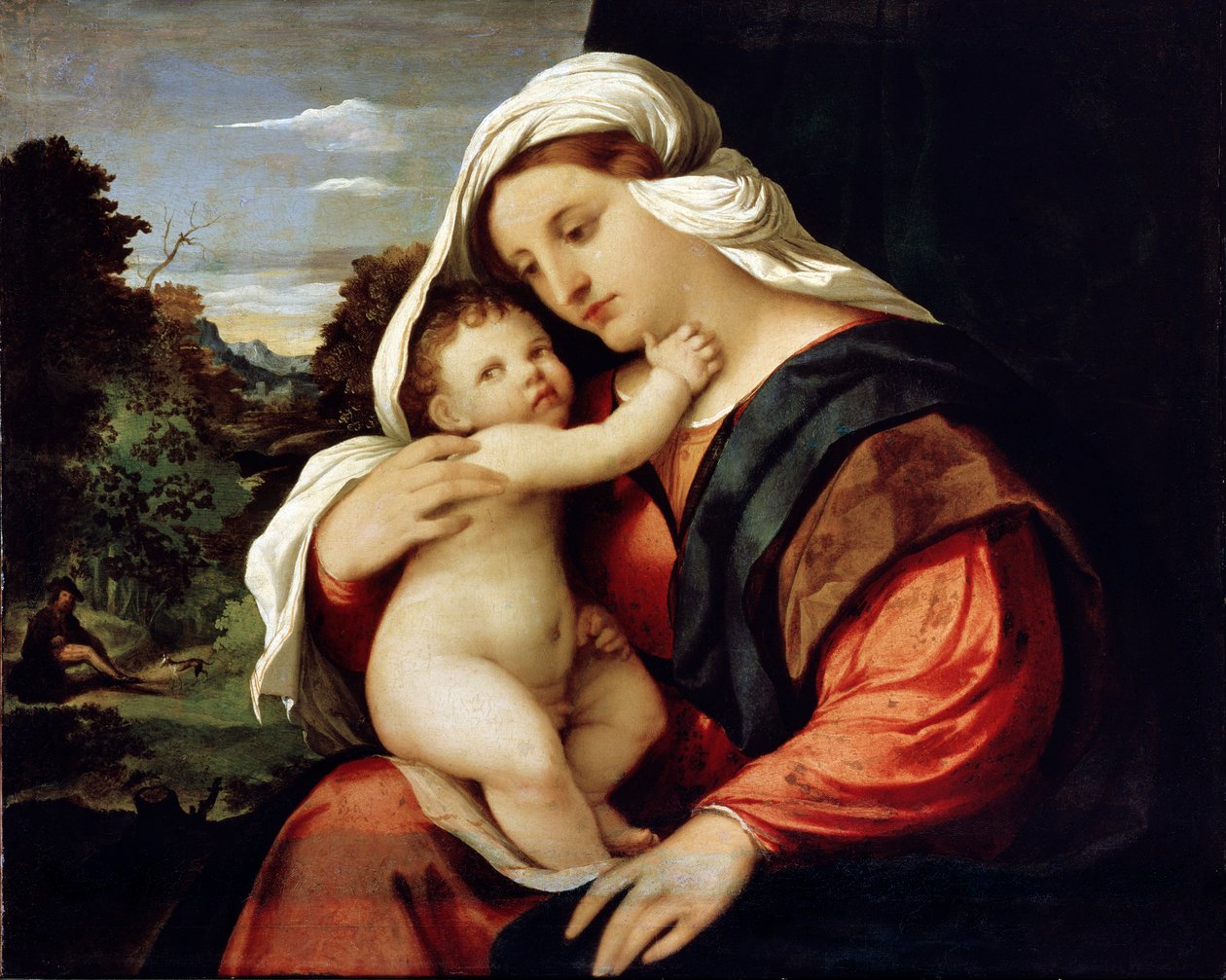 „Dziewica z Dzieciątkiem”, 1515-1516. autorstwa Jacopo Palma il Vecchio