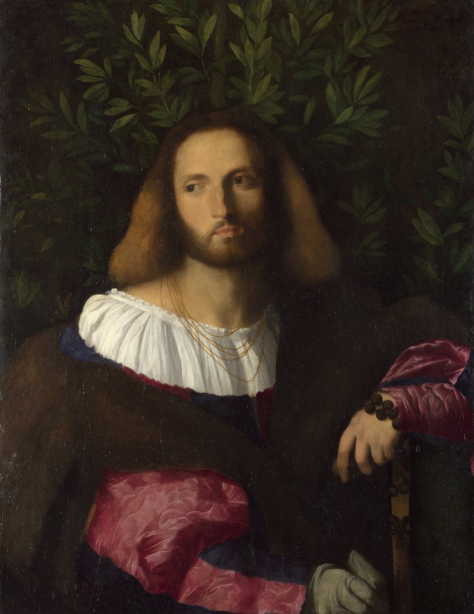 Portret poety Ludovico Ariosto, ok. 201 1516 autorstwa Jacopo Palma il Vecchio the Elder