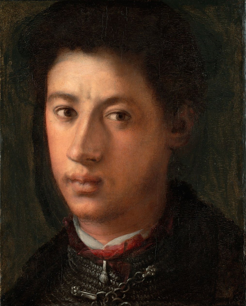 Portret Alessandro de Medici 1510-1537, 1534-1535 autorstwa Jacopo Pontormo