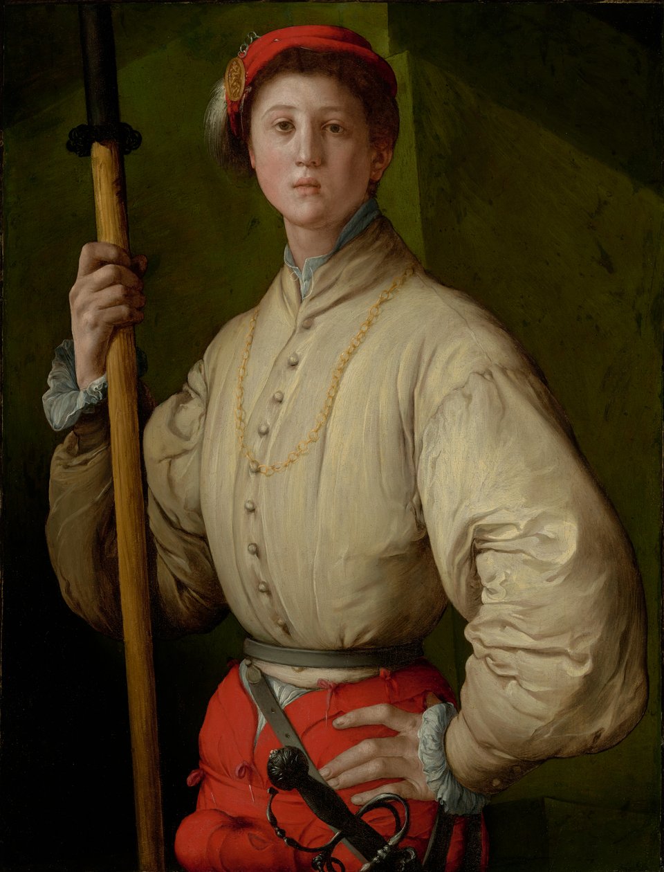 Portret halabardnika (Francesco Guardi) autorstwa Jacopo Pontormo