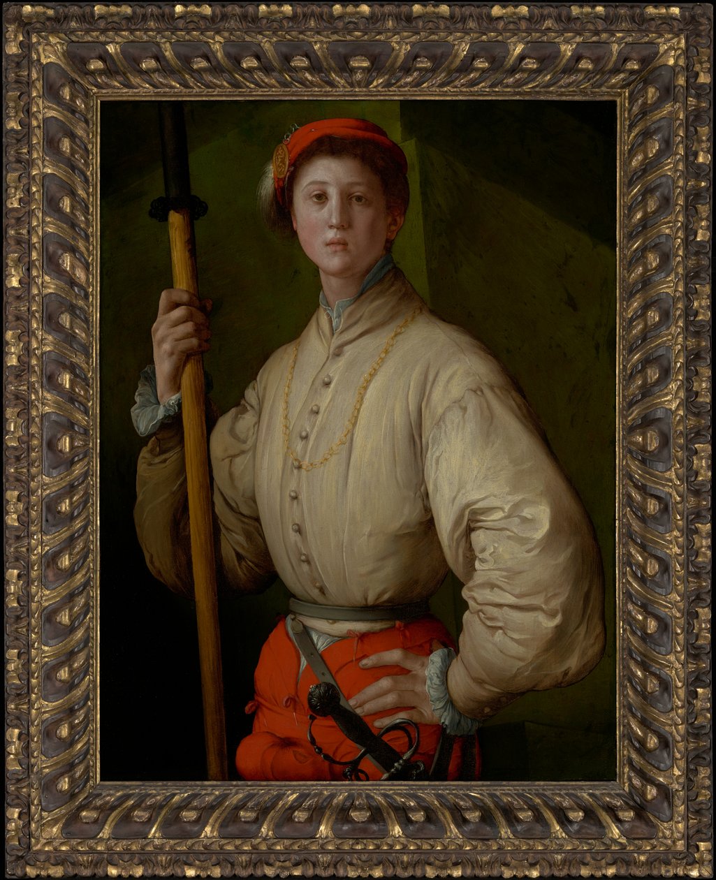 Portret halabardnika (Francesco Guardi) autorstwa Jacopo Pontormo