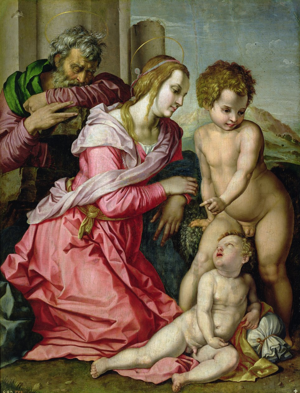 Święta Rodzina autorstwa Jacopo Pontormo