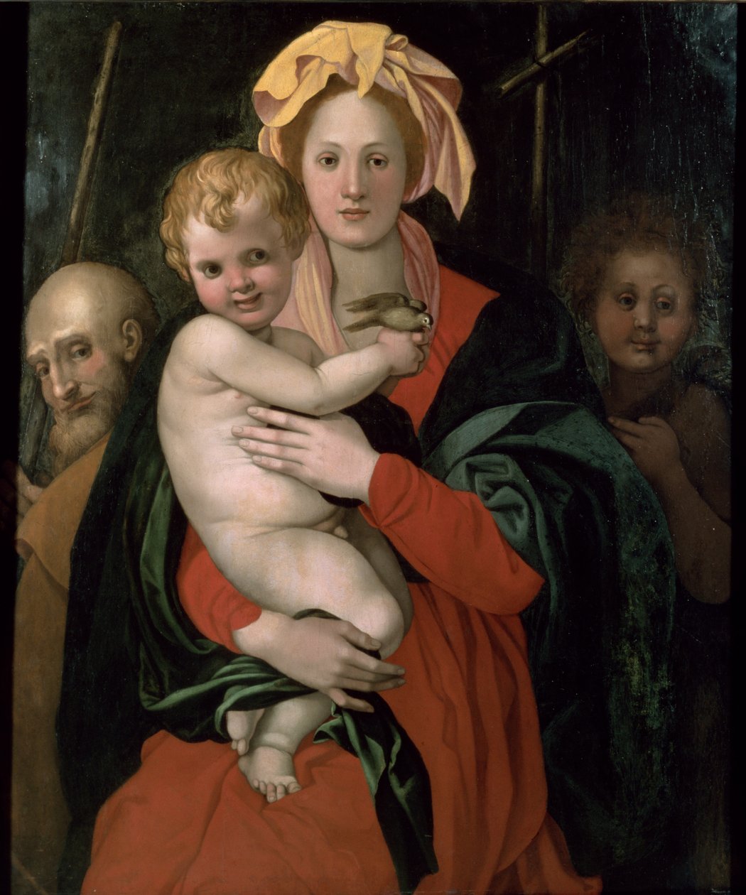 Święta Rodzina ze św. Janem, po 1522 autorstwa Jacopo Pontormo