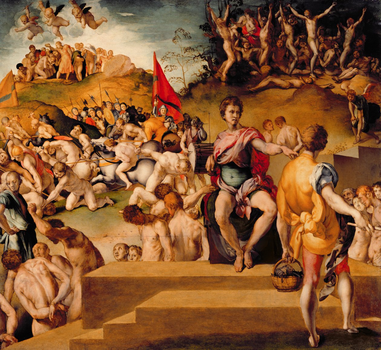 Męczeństwo Legionu Tebańskiego autorstwa Jacopo Pontormo