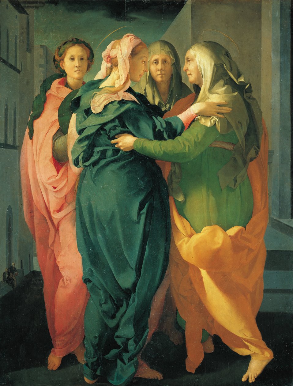 Nawiedzenie, ok. godz. 1530 (fresk) autorstwa Jacopo Pontormo