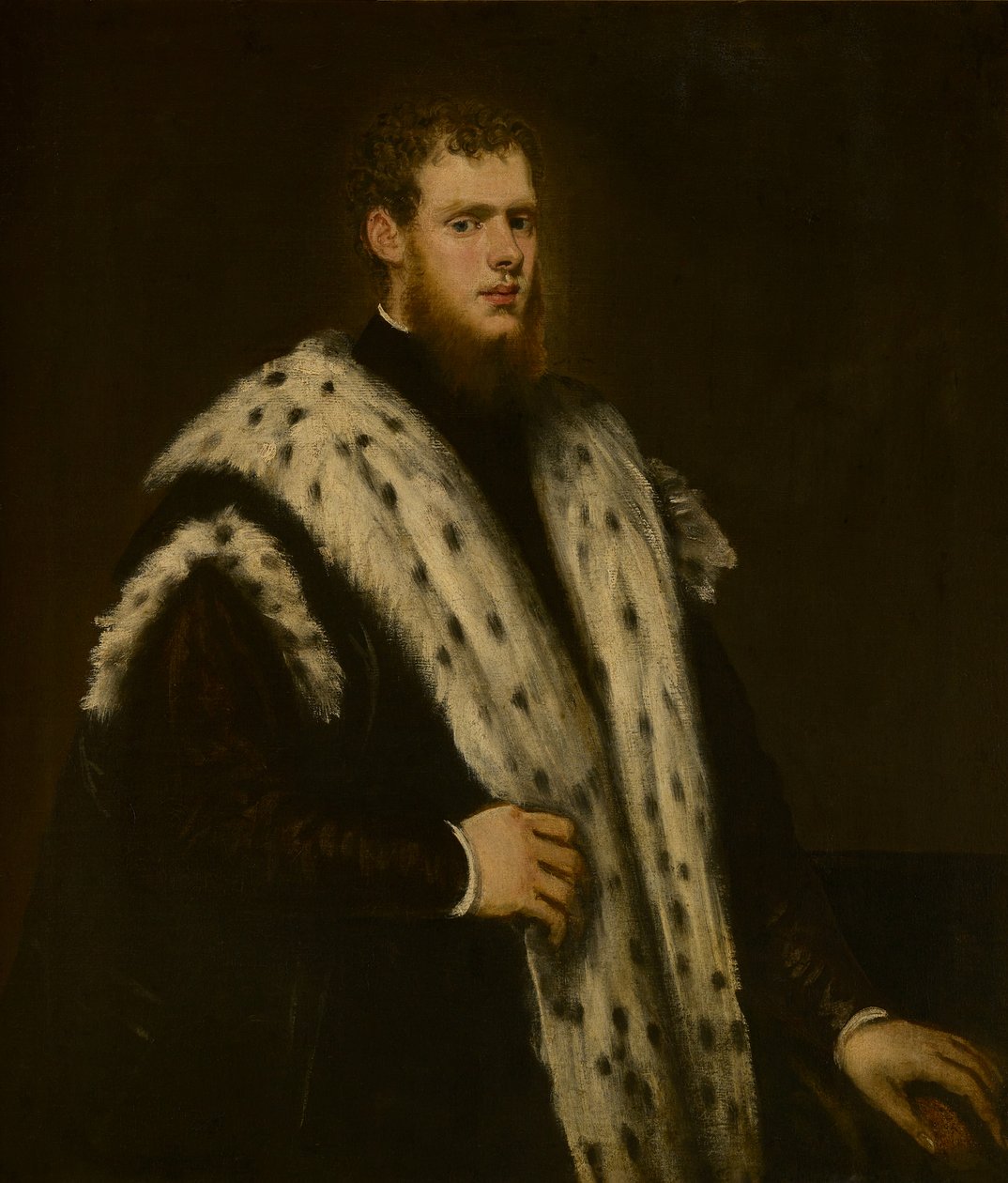Portret szlachcica weneckiego (olej na płótnie) autorstwa Jacopo Robusti Tintoretto