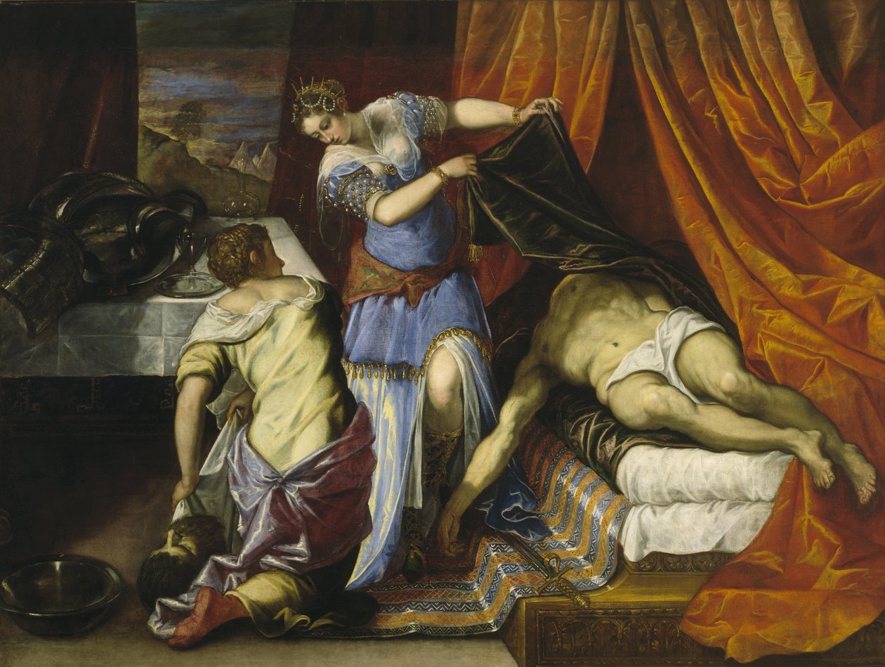 Judyta i Holofernes autorstwa Jacopo Robusti Tintoretto