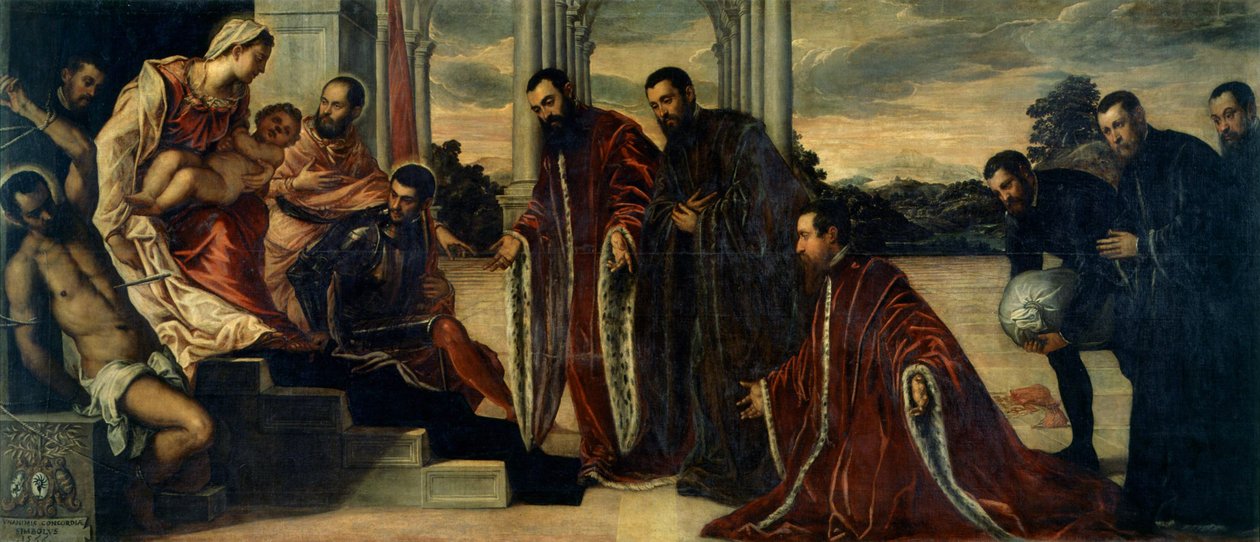 Madonna dei Camerlenghi, ok. 1567. autorstwa Jacopo Robusti Tintoretto