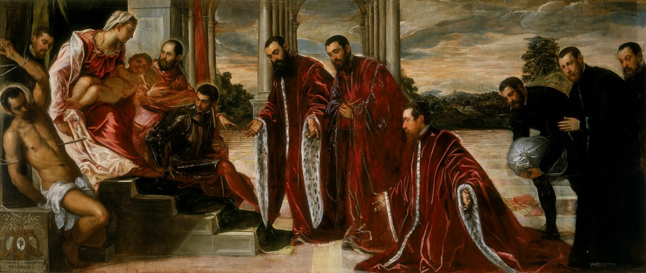 Madonna Skarbników, 1567 autorstwa Jacopo Robusti Tintoretto