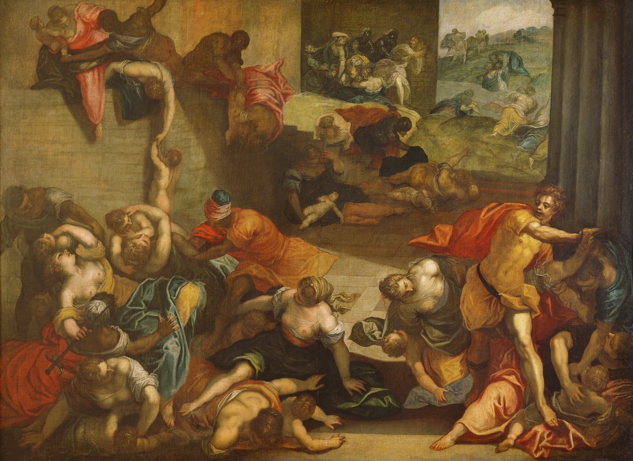 Masakra Niewinnych autorstwa Jacopo Robusti Tintoretto
