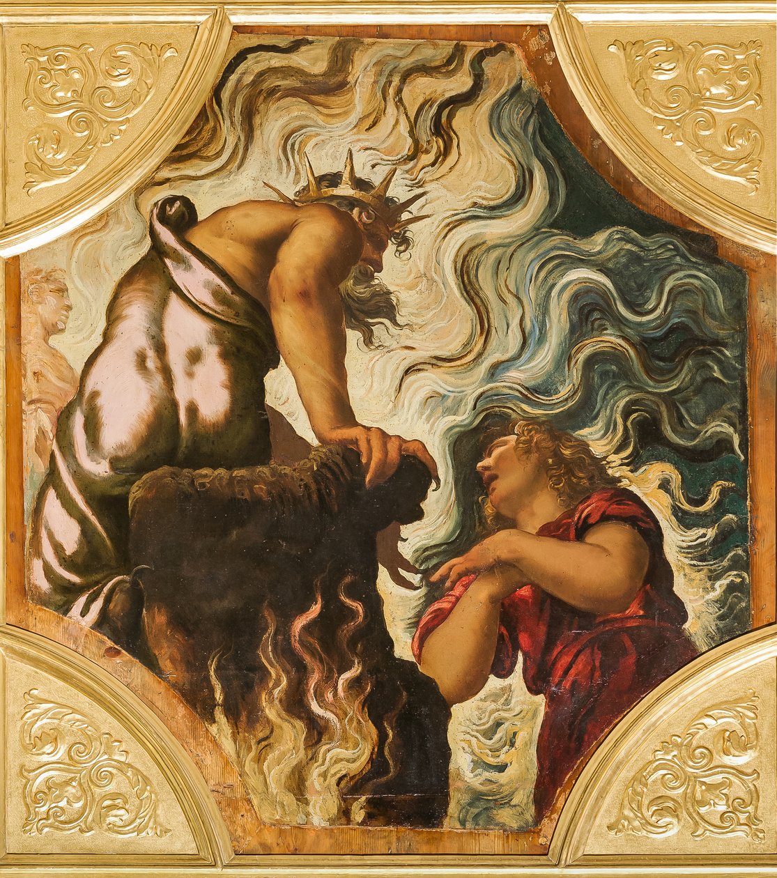 Orfeusz błaga Plutona (olej na płótnie) autorstwa Jacopo Robusti Tintoretto