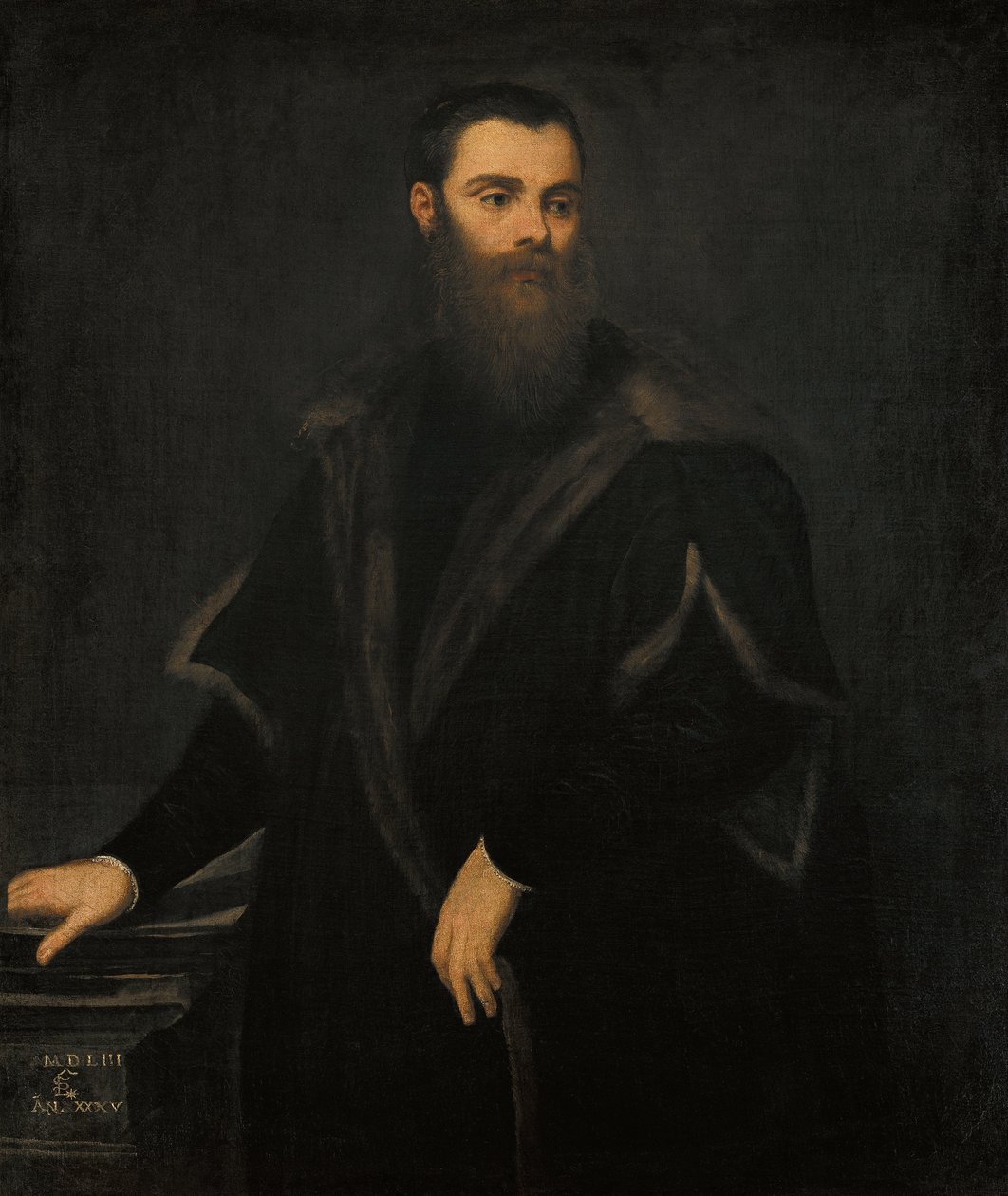 Portret Lorenza Soranzo 1519-1575, 1553 autorstwa Jacopo Robusti Tintoretto
