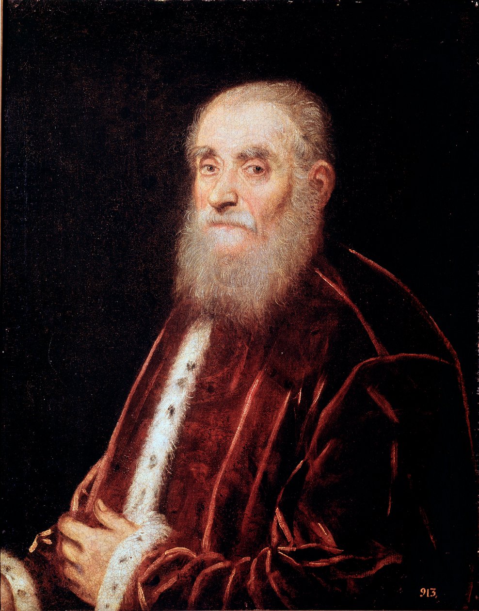 Portret senatora weneckiego Obraz Jacopo Robustiego dit Tintoretto autorstwa Jacopo Robusti Tintoretto