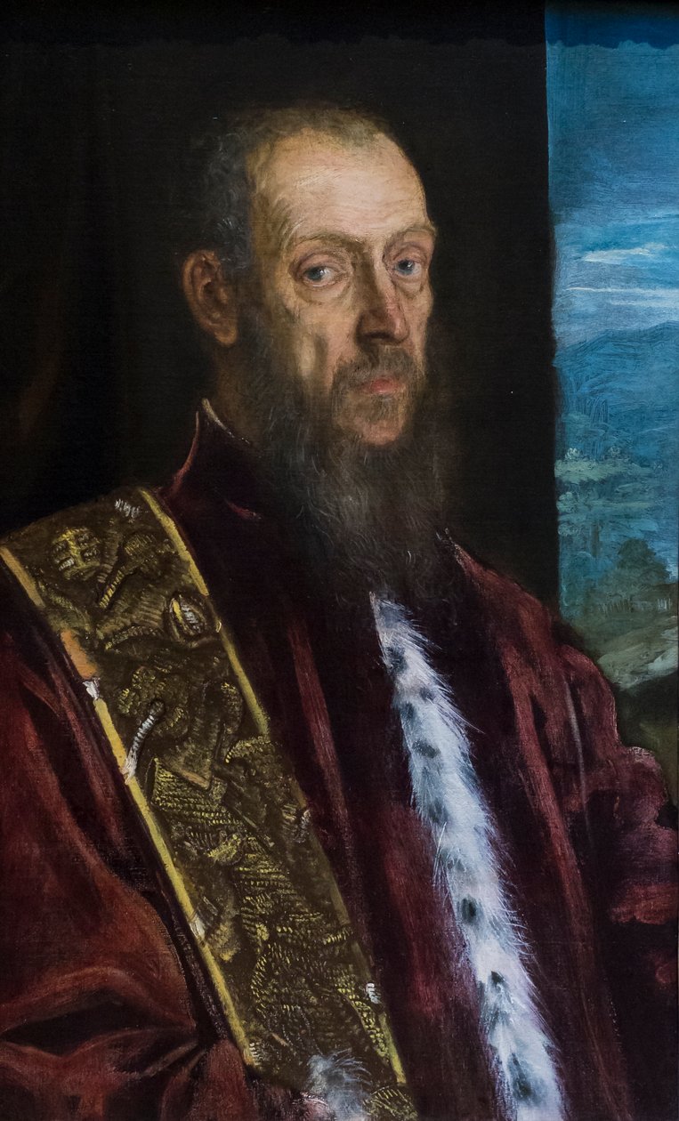 Portret Vincenzo Morosiniego, ok. 1575-80 (olej na płótnie) autorstwa Jacopo Robusti Tintoretto