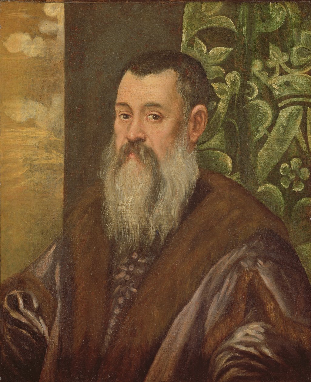 Portret senatora weneckiego autorstwa Jacopo Robusti Tintoretto