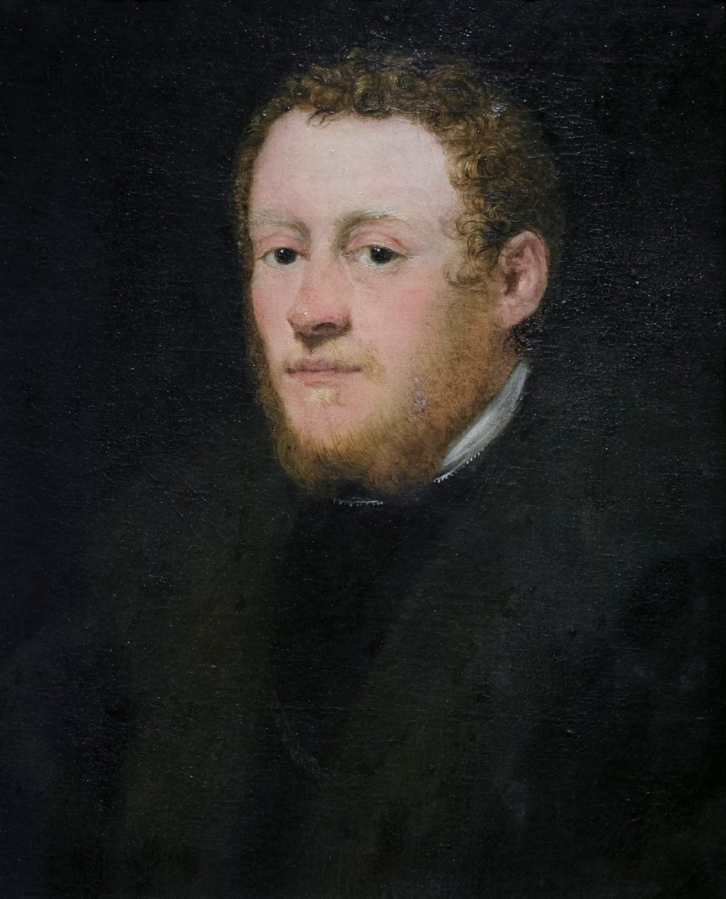Portret młodego mężczyzny z rudymi włosami autorstwa Jacopo Robusti Tintoretto