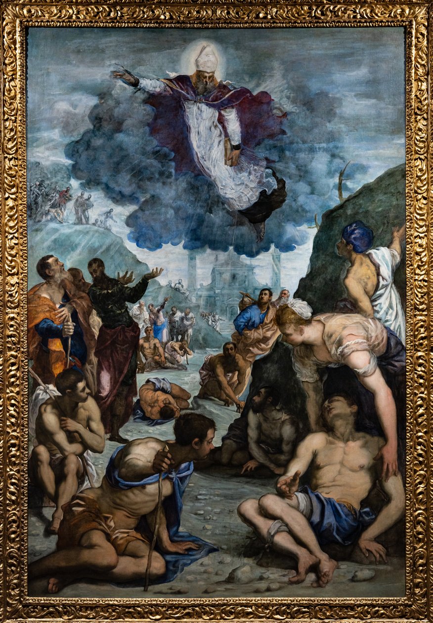 Św. Augustyn uzdrawia chromych autorstwa Jacopo Robusti Tintoretto