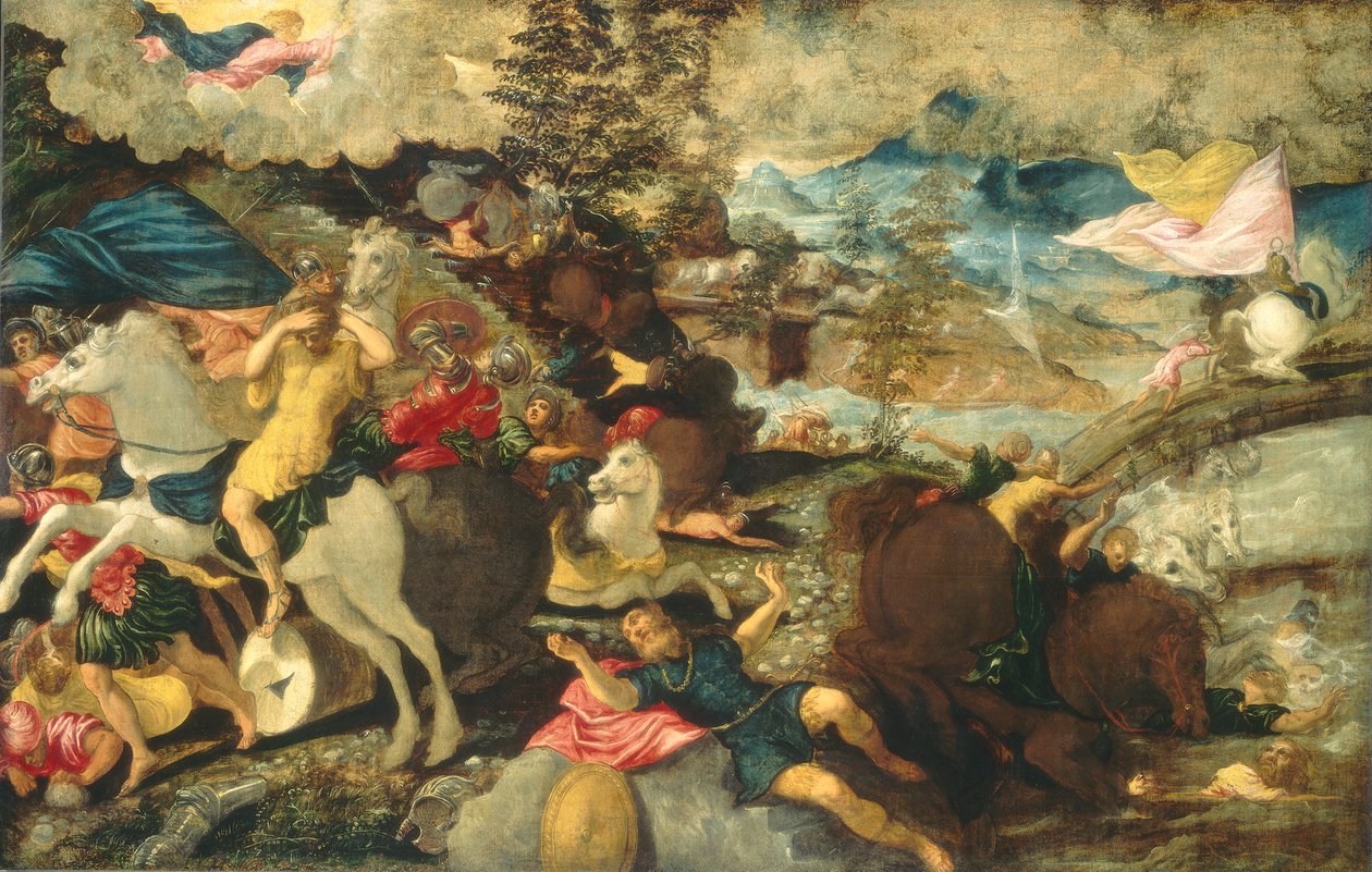 Nawrócenie św. Pawła, ok. 1545 autorstwa Jacopo Robusti Tintoretto